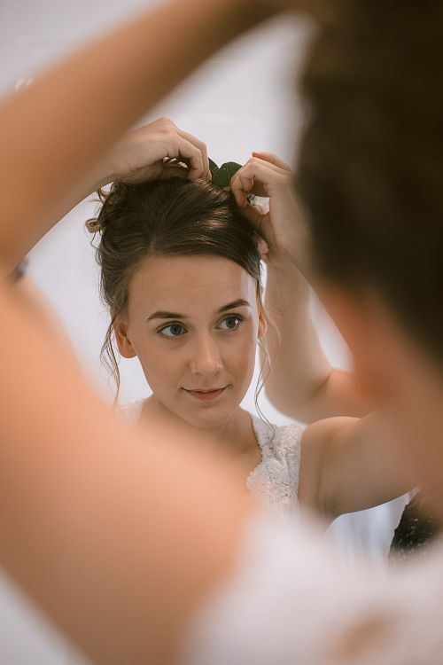 Bride Getting Ready