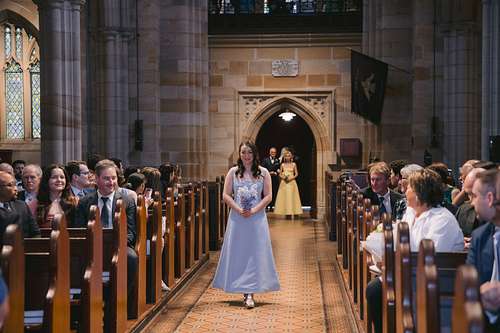 Church Wedding Ceremony at St Philip's Anglican Church