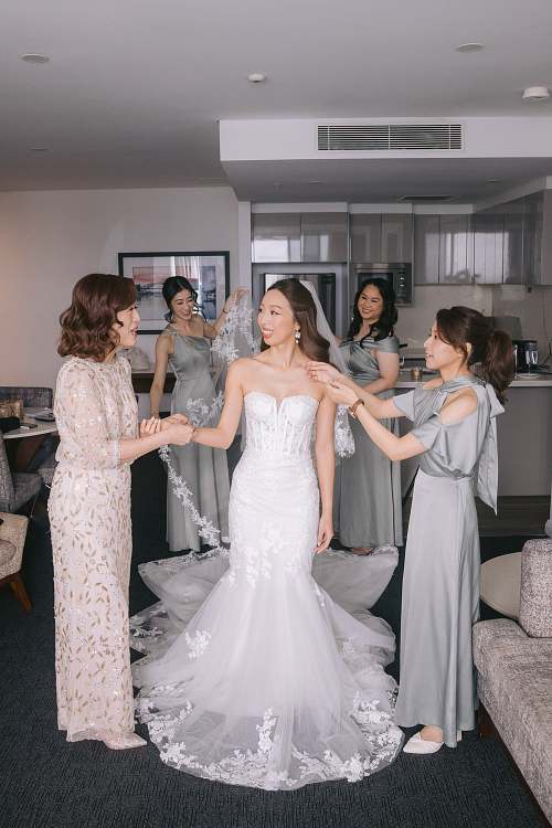Bride Getting Ready