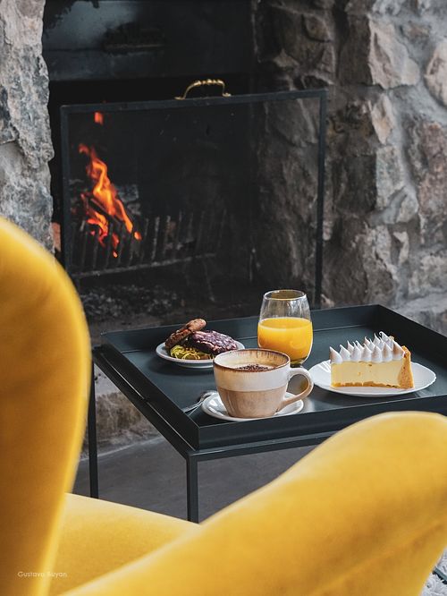 Desayuno en Cabañas del Martial en Ushuaia