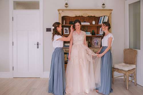 Bride Getting Ready