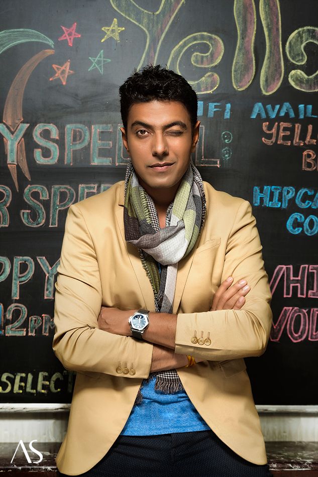 Portrait of Celebrity Chef Ranveer Brar by Akkil Suvarna