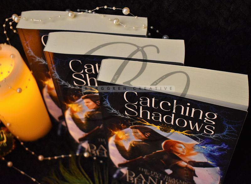 SIGNED! Catching Shadows, The Five Realms, Book Three paperback edition