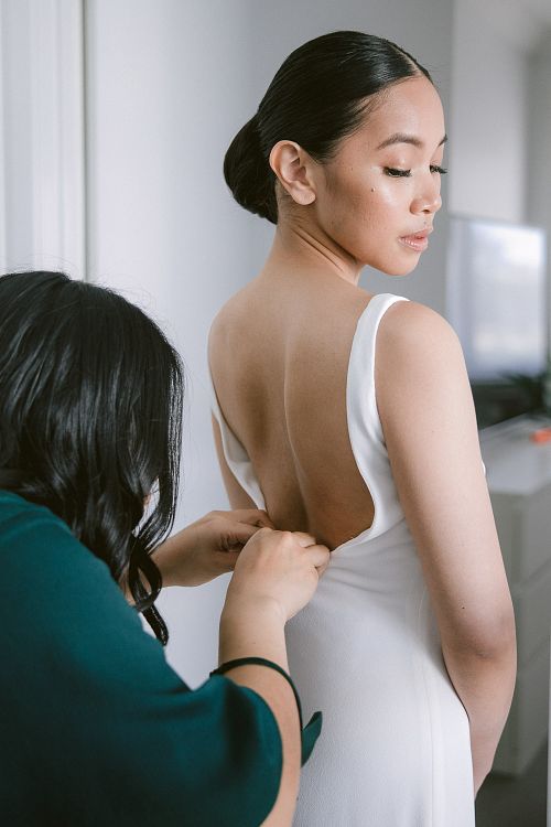 Bride Getting Ready