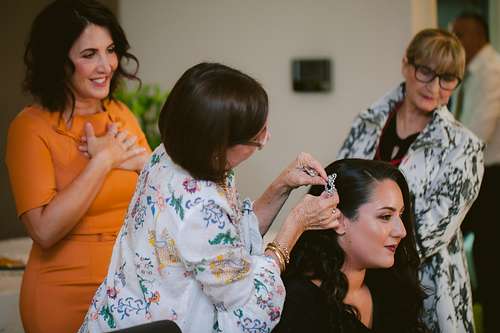 Bride Getting Ready