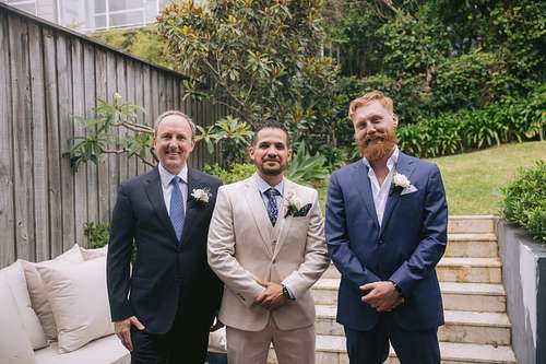 Bride & Groom get ready for the wedding day