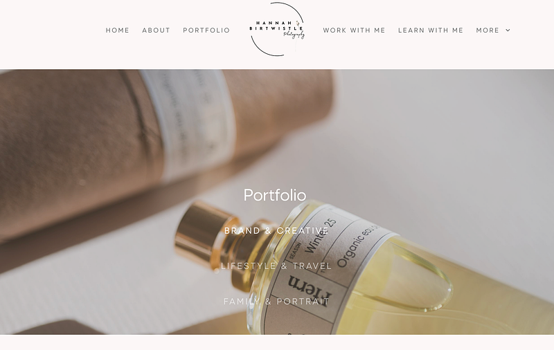 A Fresh Chapter for Photographer Hannah Birtwistle &mdash; A Website Migration & Rebrand Designed for Creative Growth