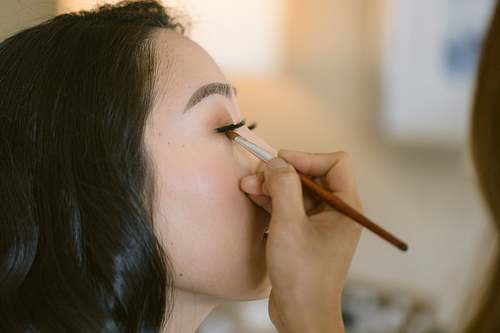 Bride Getting Ready