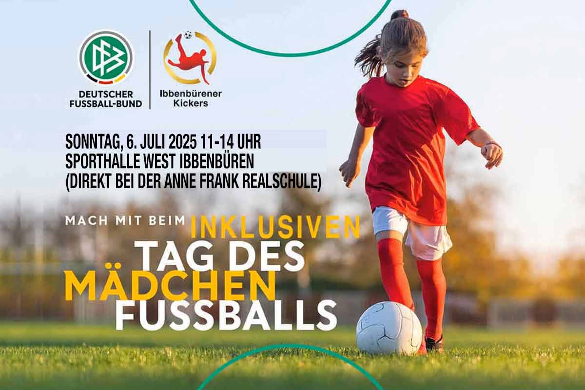 Am 6.Juli 2025 veranstalten wir den vierten inklusiven Tag des Mädcehnfußballs