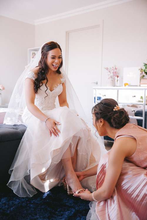 Bride Getting Ready