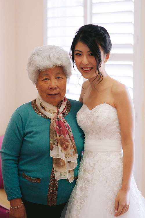 Bride Getting Ready