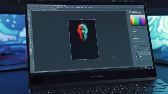 Immagine di una foto modificata tramite un software