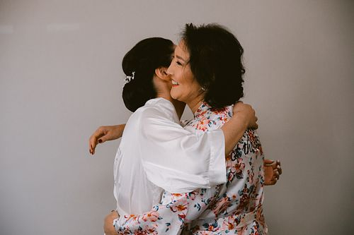 Bride Getting Ready