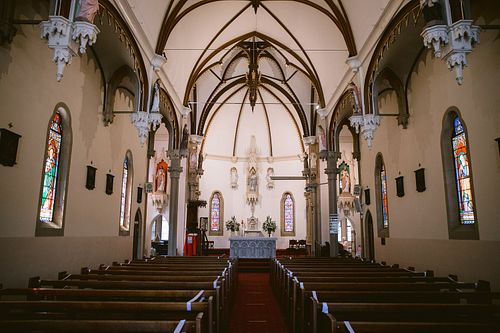 Church Wedding Ceremony at Holy Name of Mary