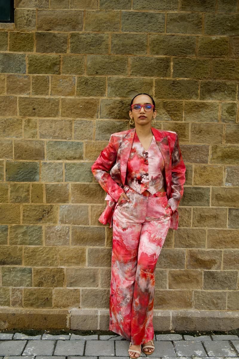 Waist Coat - Scarlet Sky