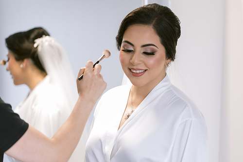 Bride Getting Ready