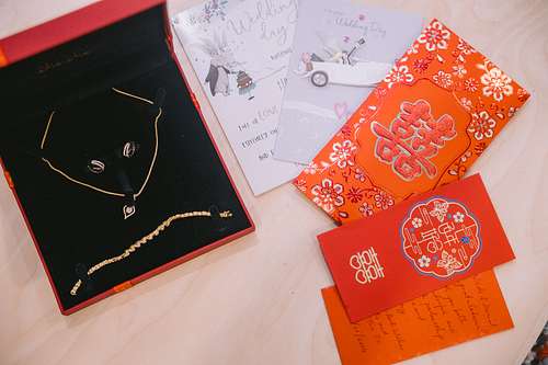 Bride and Groom Getting Ready