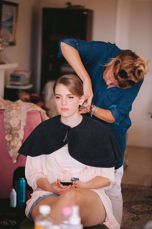 Bride Getting Ready