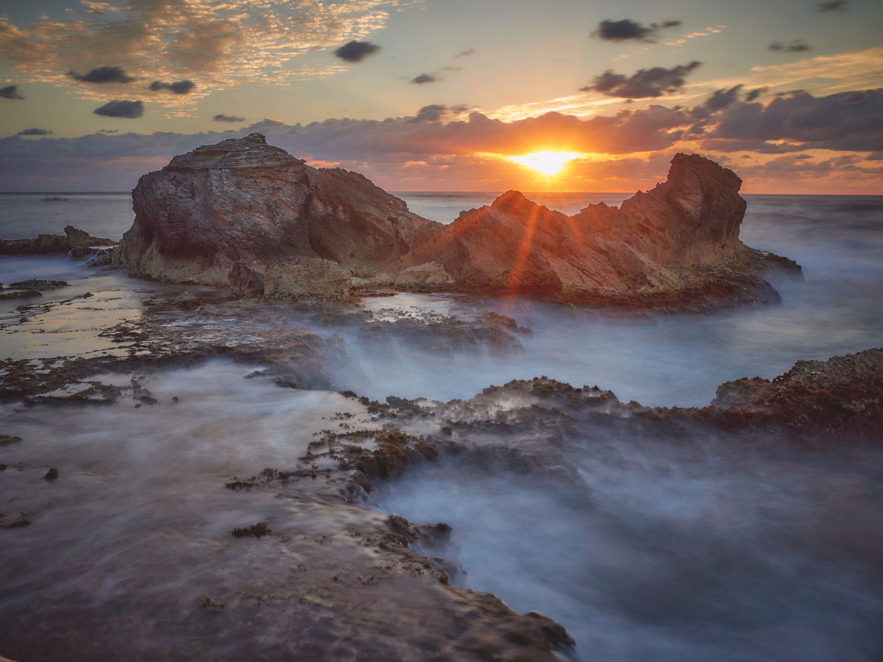 Morning First Light - Isla Mujeres, Mexico