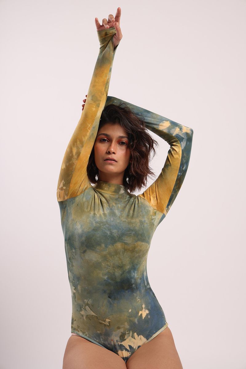 Full Sleeve Knitted Leotard