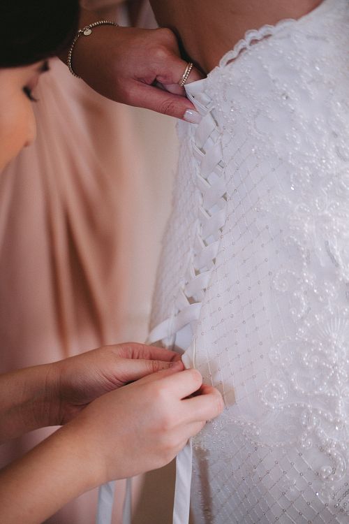 Bride Getting Ready