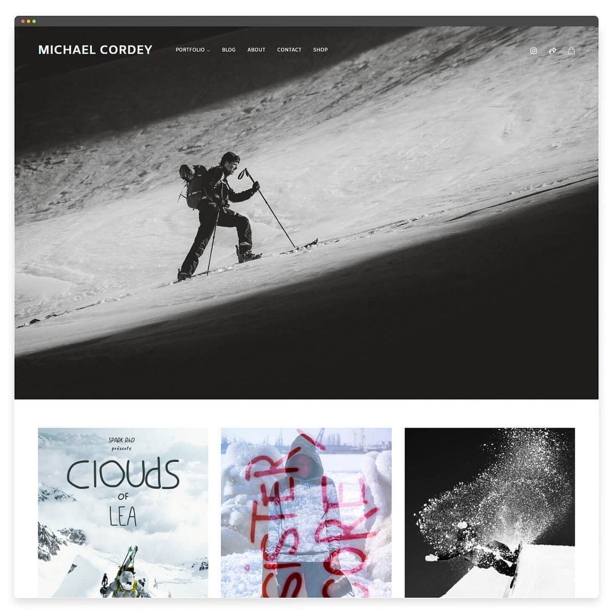 Sito web del blog di Michael Kordey