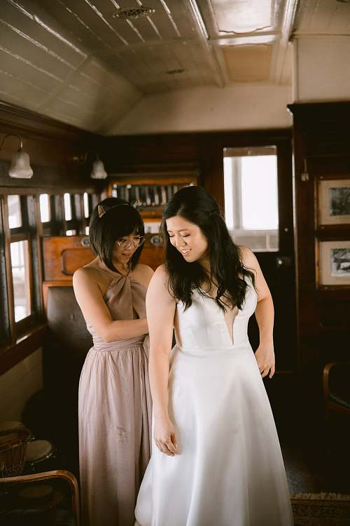 Bride Getting Ready