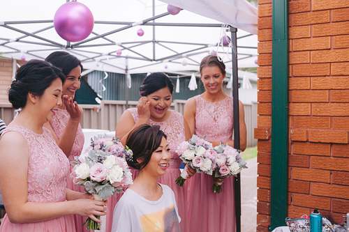 Bride Getting Ready