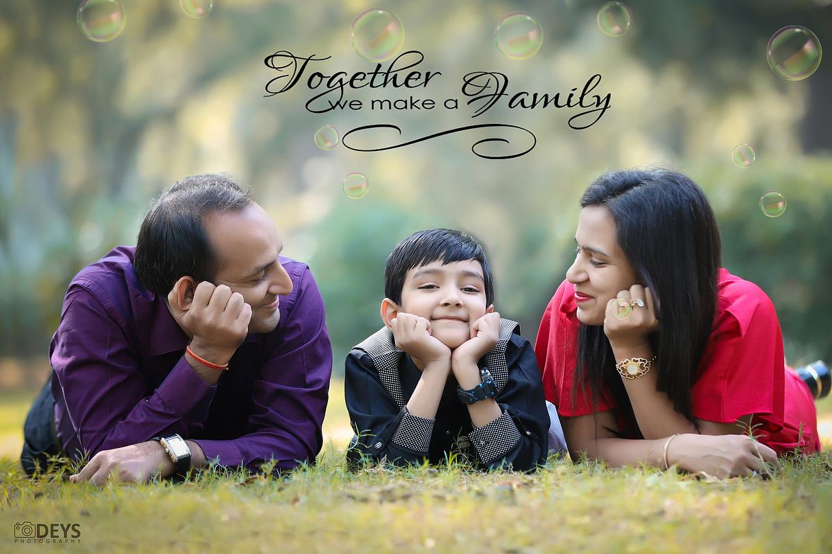 Post wedding photoshoot ideas with kids