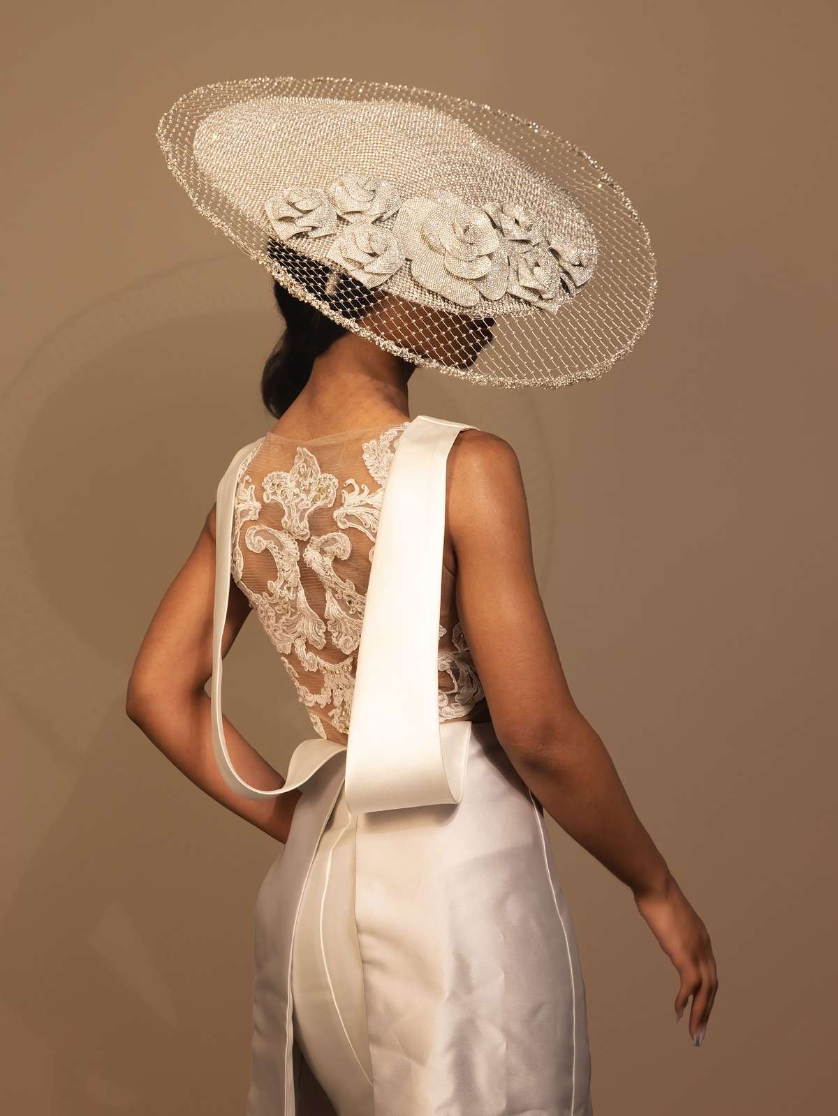 House of Charles - Vanessa - high fashion Race Day hat - Gibxon