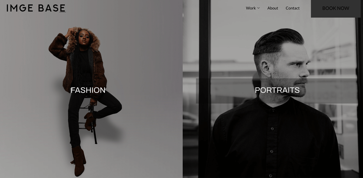 Portfolio di moda IMGE BASE