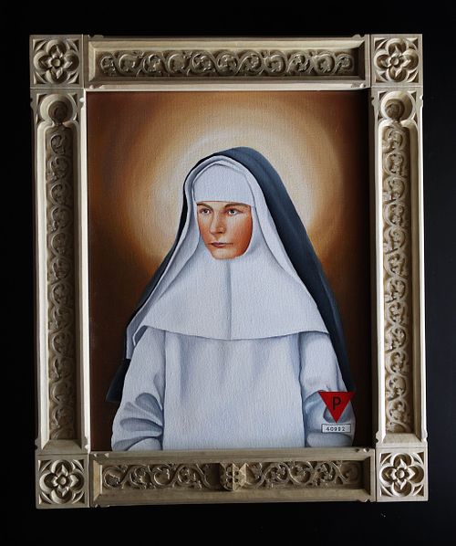 custom hand-carved picture frame before gold leaf is applied