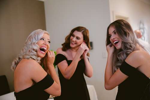 Bride Getting Ready