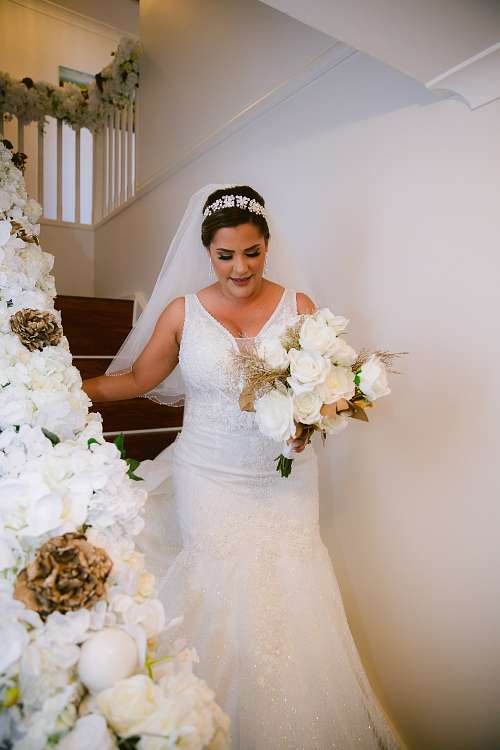 Bride Getting Ready