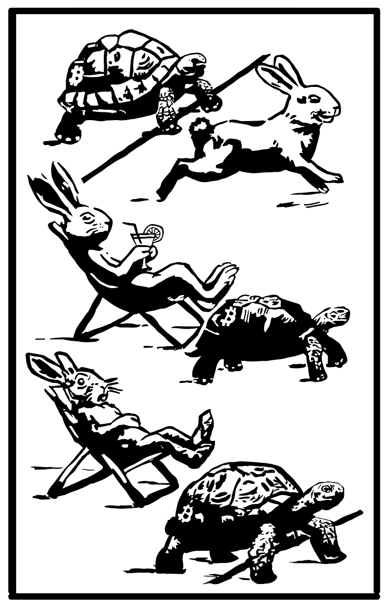 DIY Art Pack: "Slow Wins" (The Tortoise & The Hare)