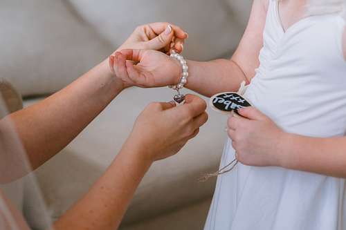 Bride Getting Ready