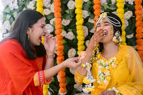Traditional Bangladesh Gaye Holud Ceremony