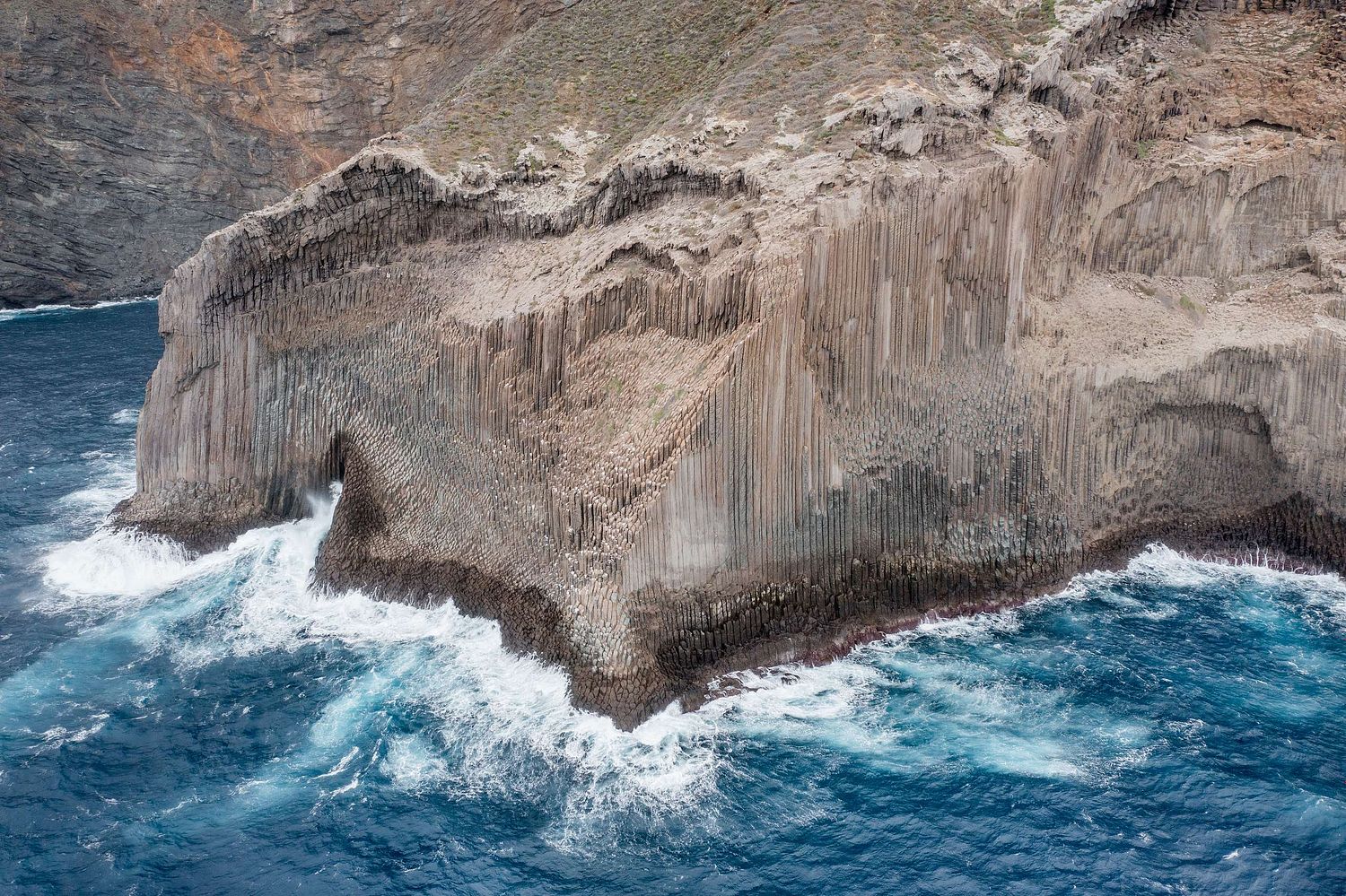 Coastal basalt formation
