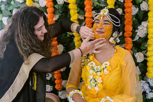 Traditional Bangladesh Gaye Holud Ceremony