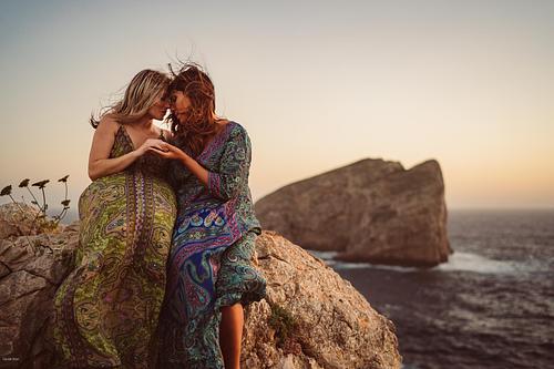 "coppia romantica  Capo Caccia Alghero"