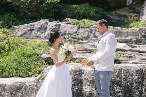 Bridal Portraits at Queenscliff, Manly