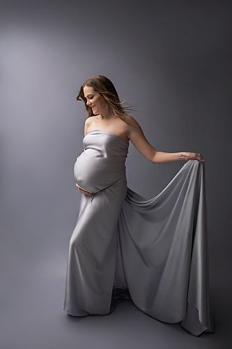 Cool Grey Silk