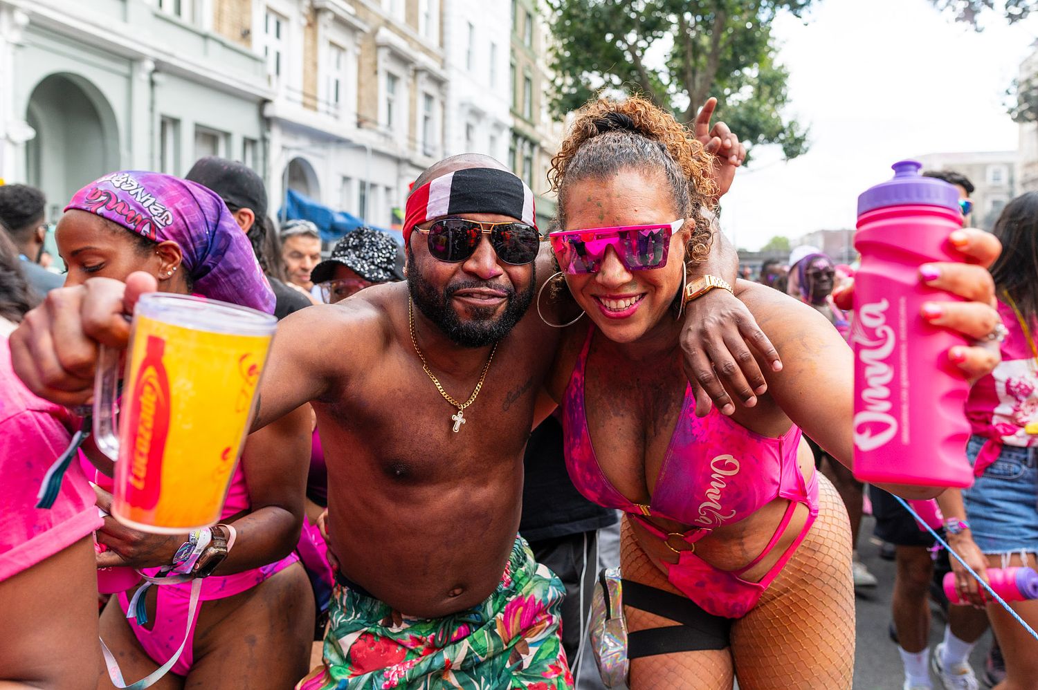 Notting Hill Carnival celebration, London, UK