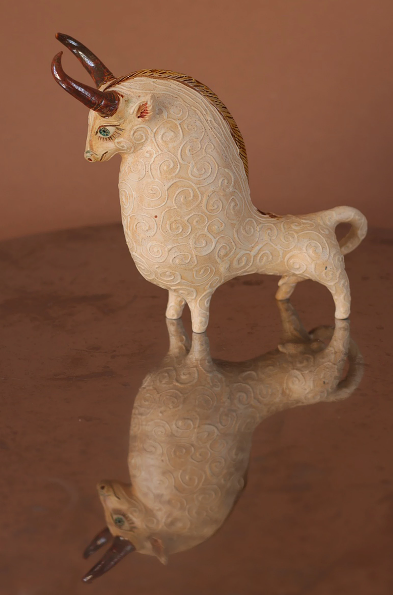 Pair of Cretan Bulls