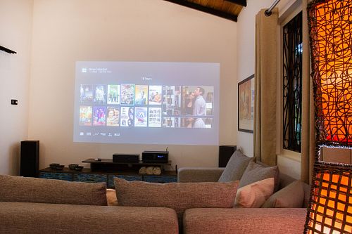 Stay connected with complimentary high-speed Wi-Fi available throughout the villas, home cinema preloaded with hundreds of movies as well as access to all streaming services etc