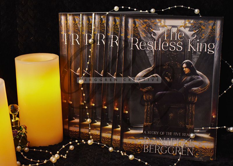 REDUCED price!! PRINTING OOPS!! SIGNED! The Restless King, A Story of the Five Realms paperback