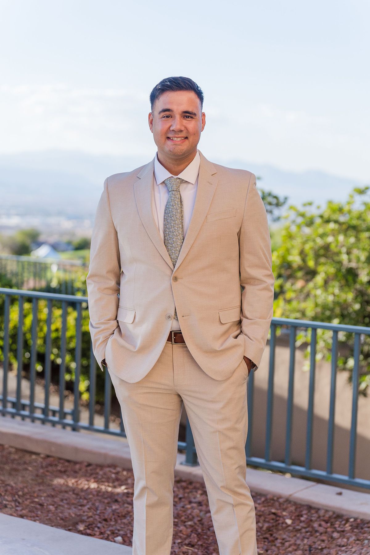 Groom and Groomsmen Fall Wedding at The Revere Golf Club, Henderson Las Vegas Nevada 2024