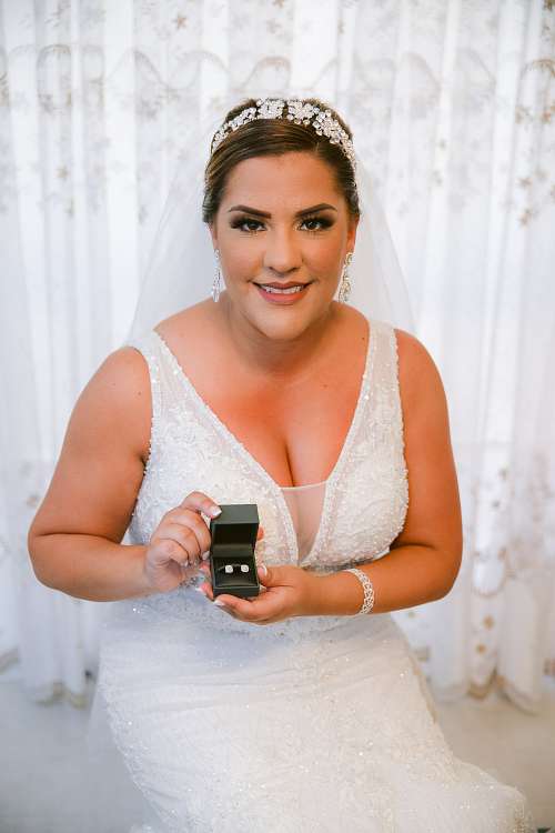 Bride Getting Ready