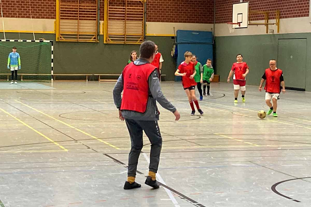 Miniturnier beim Karnevalsfußball der Ibbenbürener Kickers