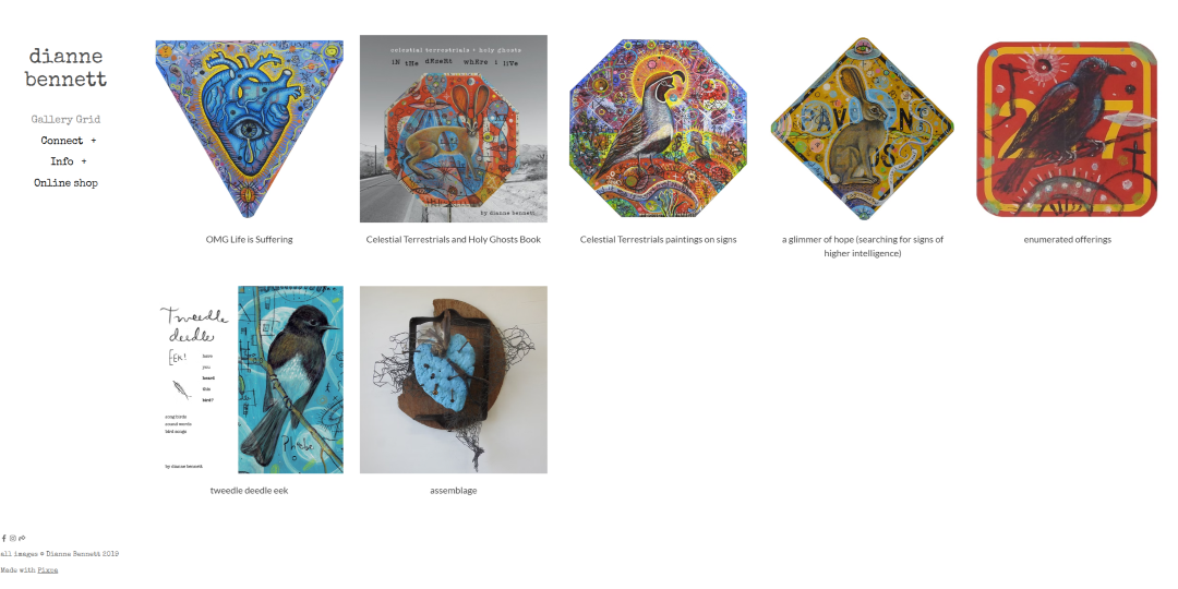 Dianne Bennet - Sitio web de portafolio de pintura